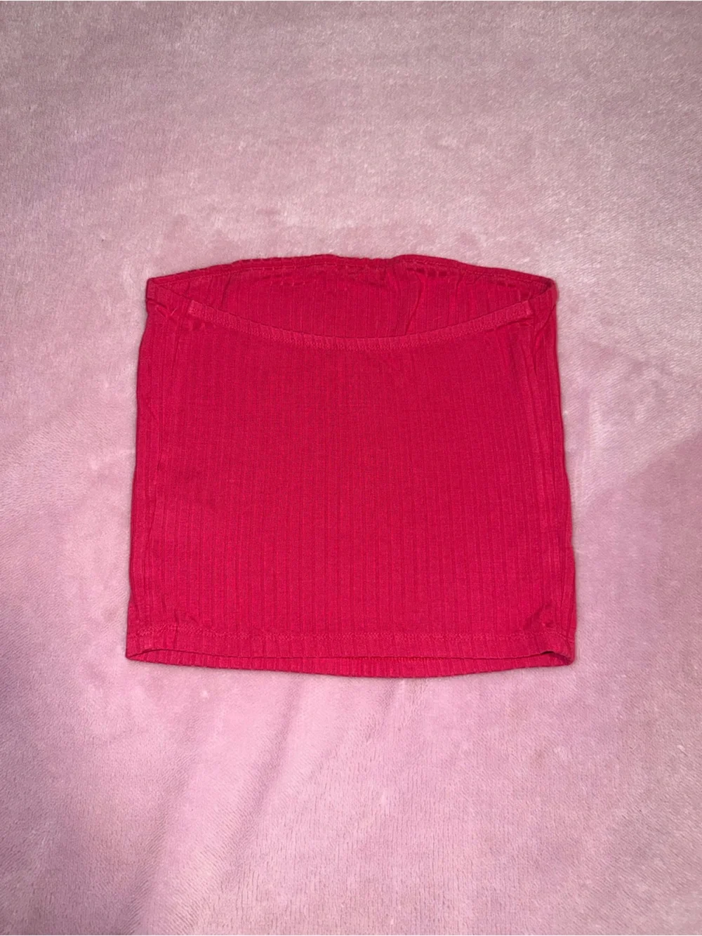 American Eagle Women's Ribbed Pink Tube Top